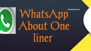 200 Trendy & Witty One-Liner WhatsApp About Lines
